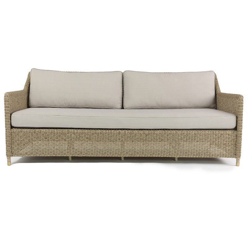 Marina Hamptons Outdoor Sofa - Natural Rattan