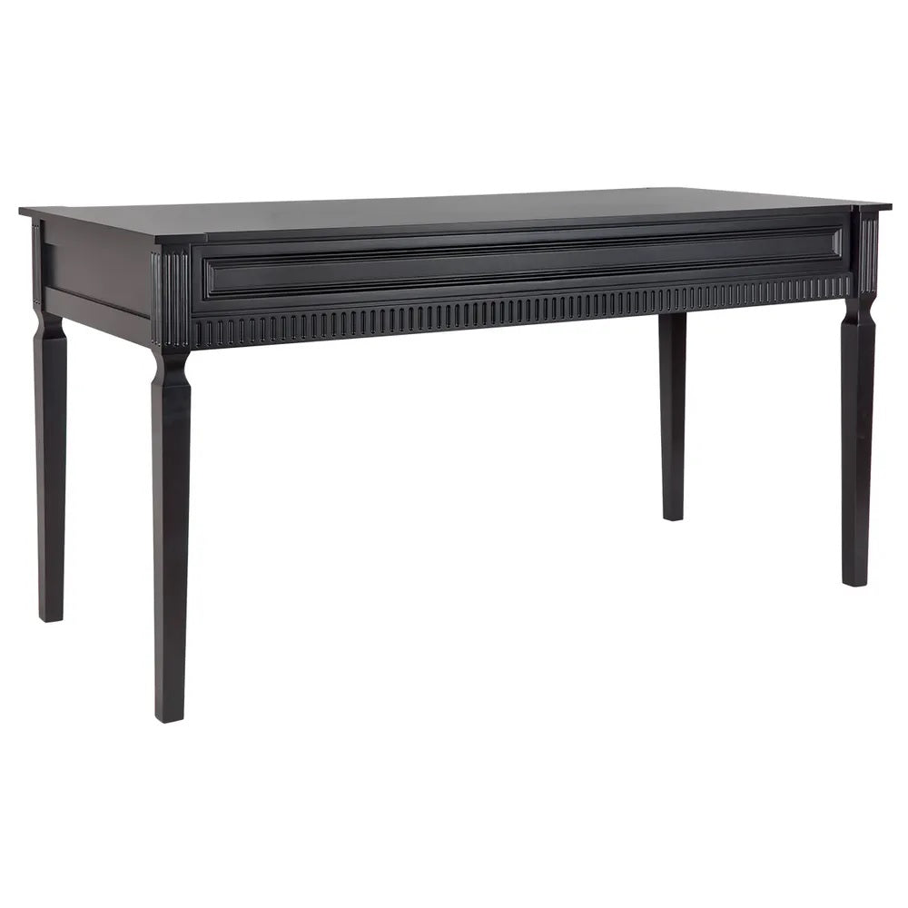 Miami Large Desk Black |Large Black Wooden Desk