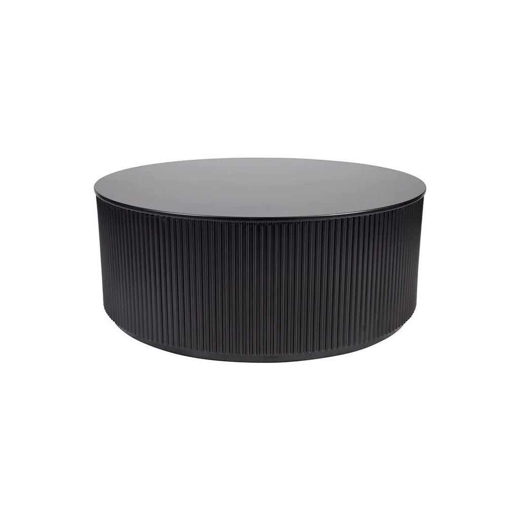 Monaco Black Round Coffee Table