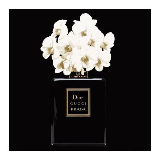 Parfume Fashion Wall Art - Black