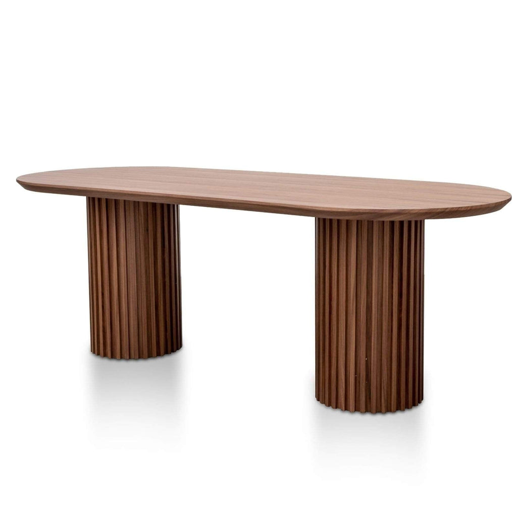 Pearson Designer Dining Table 2.2m - Walnut