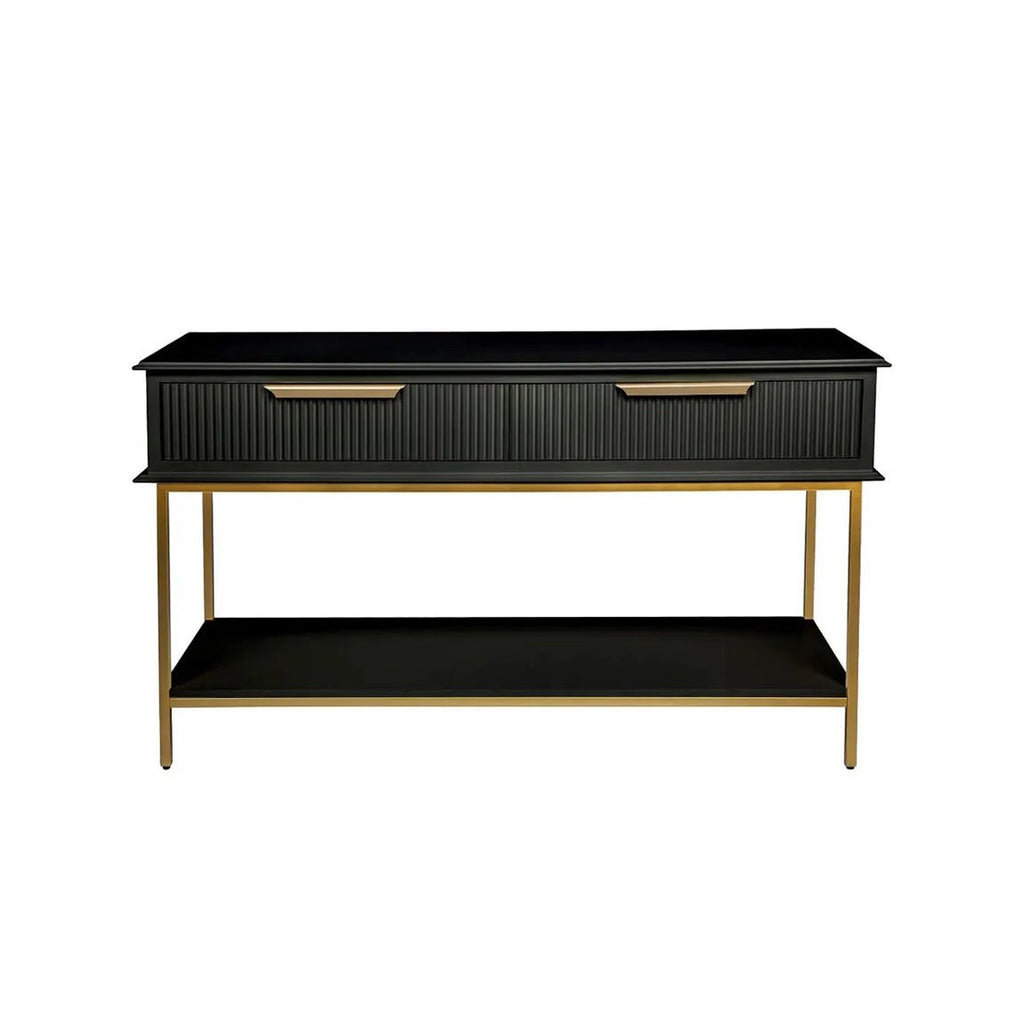 Ripple Black Console Table - Small