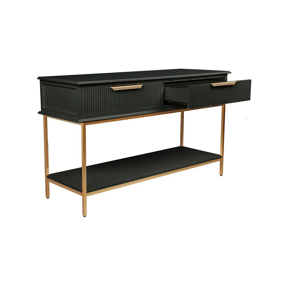 Ripple Black Console Table - Small