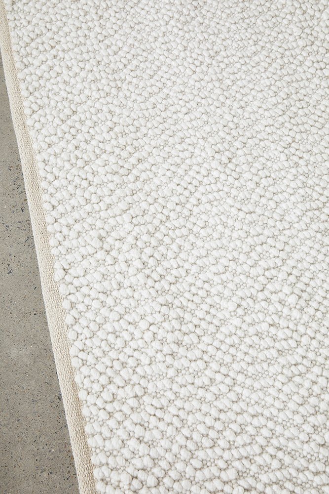 Rug Culture Boucle Rug - White