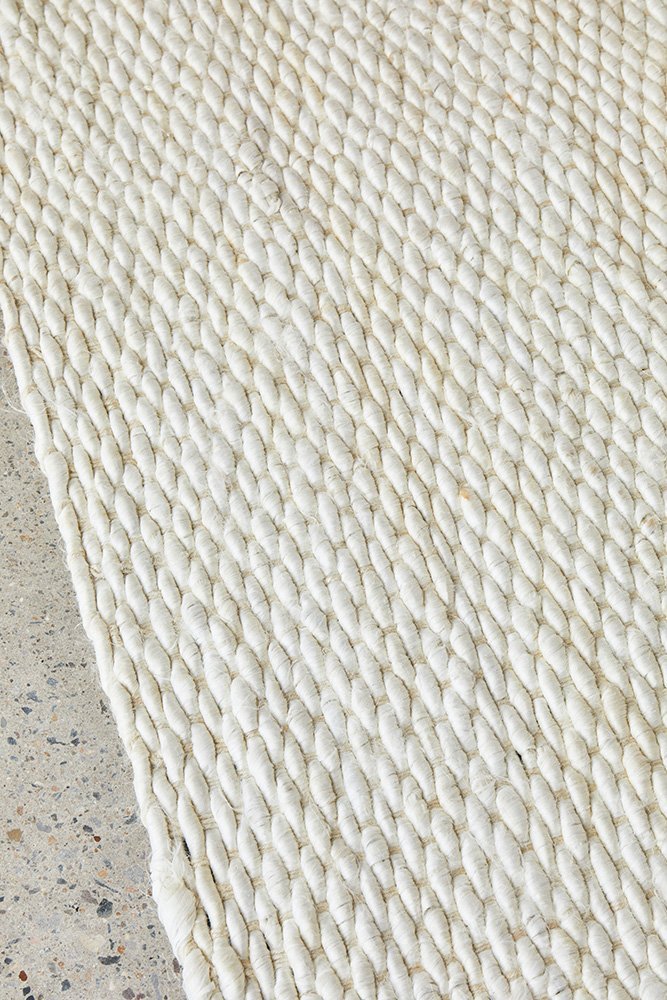 Rug Culture Hive Jute Rug - White