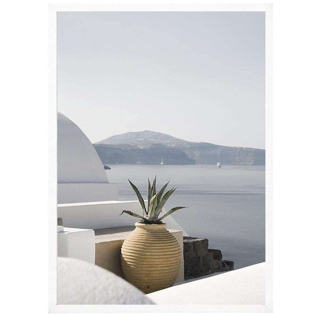 Santorini Coastal Wall Art