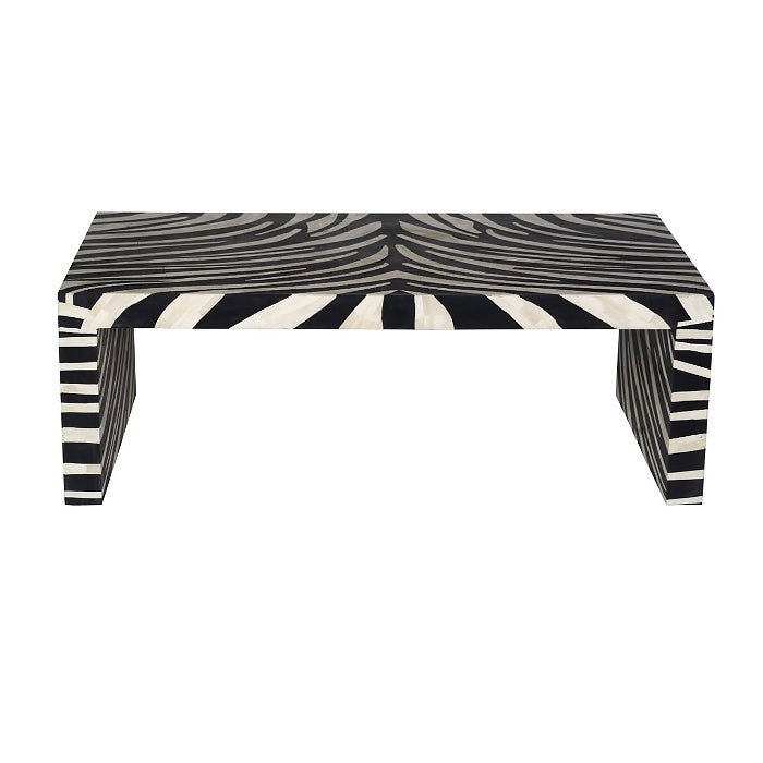 Savannah Black and White Coffee Table