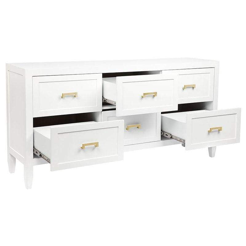 Sorrento White Chest of Drawers | White Buffet