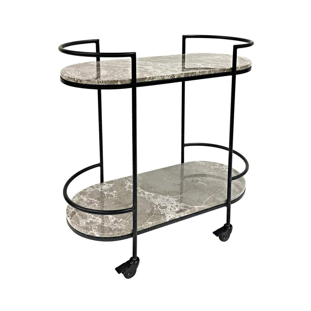 Southside Marble Drinks Trolley | Attica Luxury Furniture Sydney