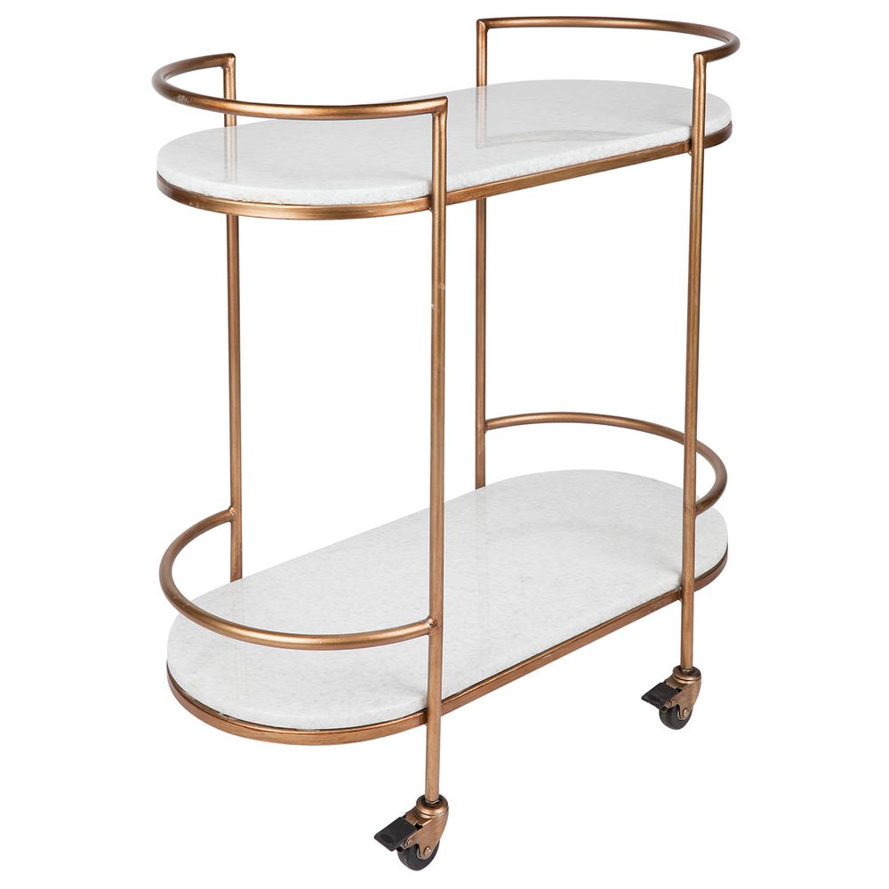 Southside Drinks Trolley - Gold Base