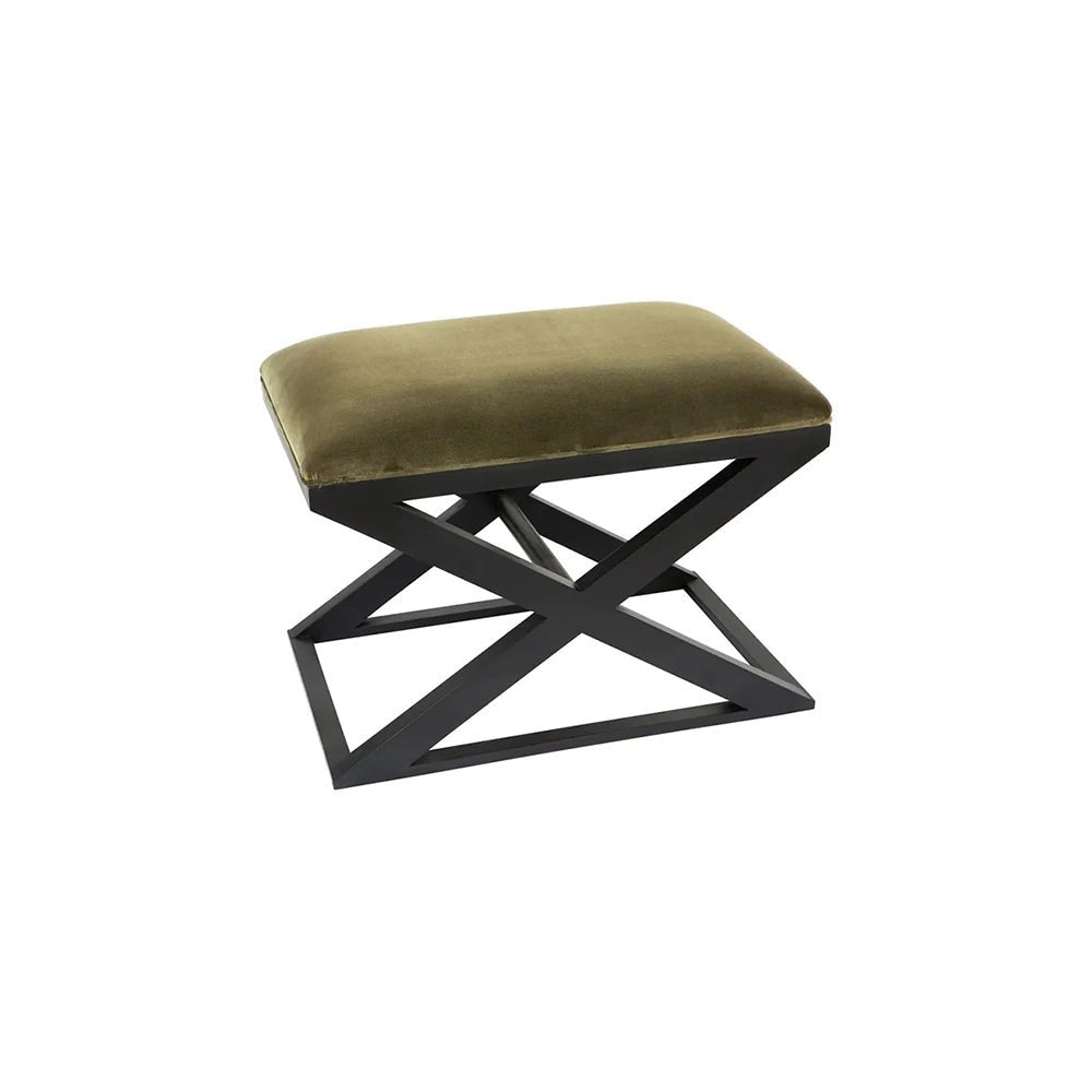 Spencer Dressing Table Stool - Moss