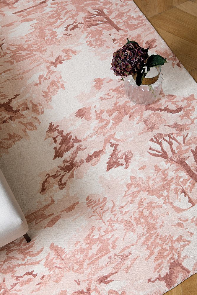 Pink Designer Rug | Ted Baker Rug