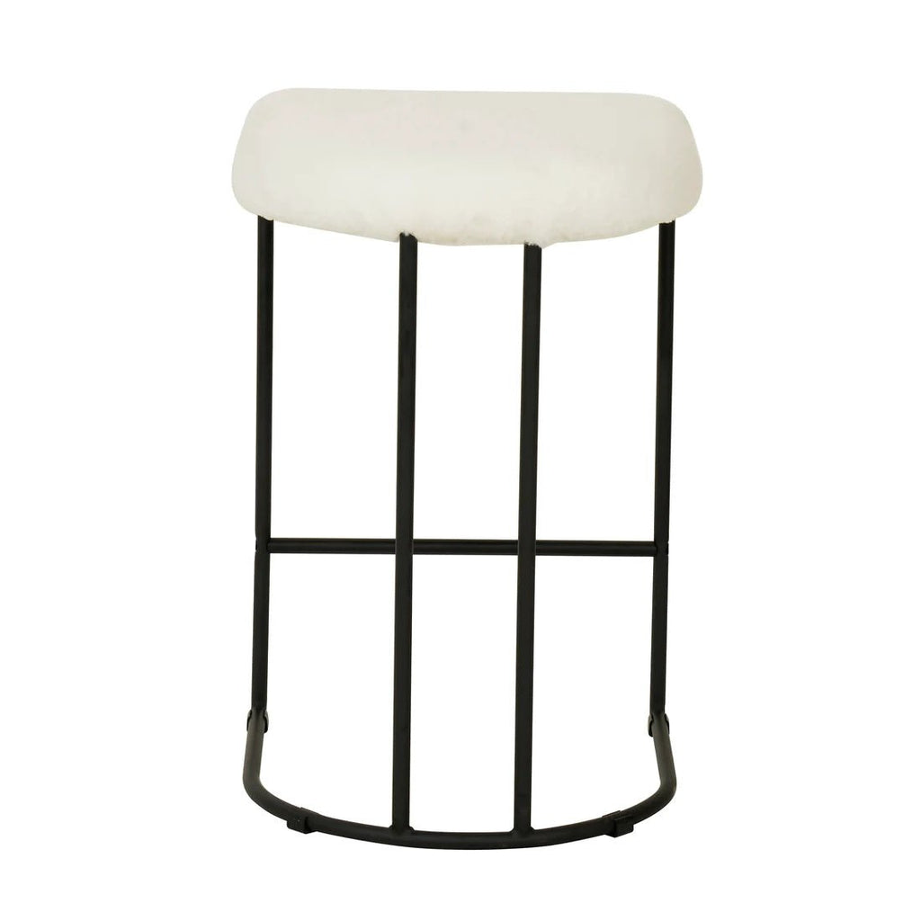 Yara White Bar Stool - Set of 2